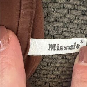 Missufe Women's Brown Maxi Dress